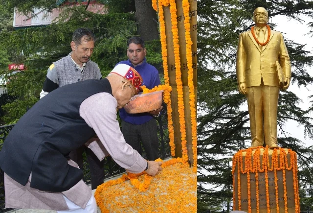 राज्यपाल ने डॉ. भीमराव अम्बेडकर को श्रद्धांजलि दी