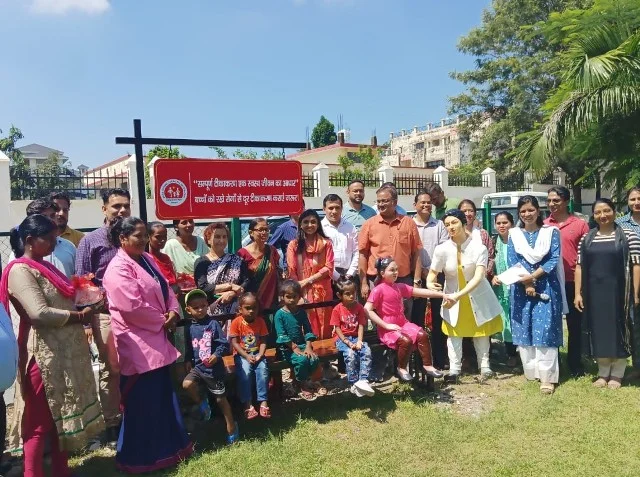 राष्ट्रीय पोषण माह के अवसर पर हेल्थ थीम पार्क का अनावरण