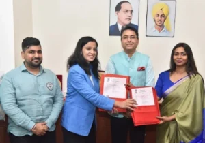 P.S.D.M. ने किया रैना एजुकेशन फाउंडेशन के साथ करार