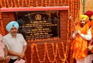 मंत्री ने किया रेलवे ओवरब्रिज का शिलान्यास