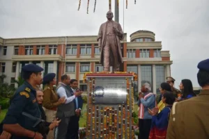 राज्यपाल ने किया डॉ. आंबेडकर की प्रतिमा का लोकार्पण