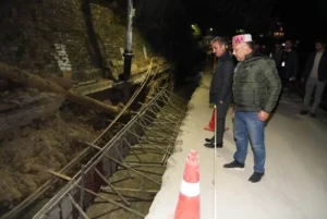 सीएम ने किया अंडरग्राउंड यूटिलिटी डक्ट के निर्माण कार्य का निरीक्षण