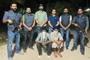 एजीटीएफ और फरीदकोट पुलिस का संयुक्त ऑपरेशन, हथियार बरामद