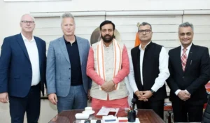 जर्मन प्रतिनिधिमंडल ने झज्जर में ऑटोमोबाइल विनिर्माण संयंत्र पर की चर्चा