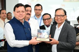 वन संरक्षण हेतु कर-हस्तांतरण में 20% वृद्धि का सुझाव, धामी ने वित्त आयोग से की बात