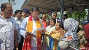 सीएम पहुंचे खटीमा, किया मां पूर्णागिरी मंदिर की साइट का अवलोकन