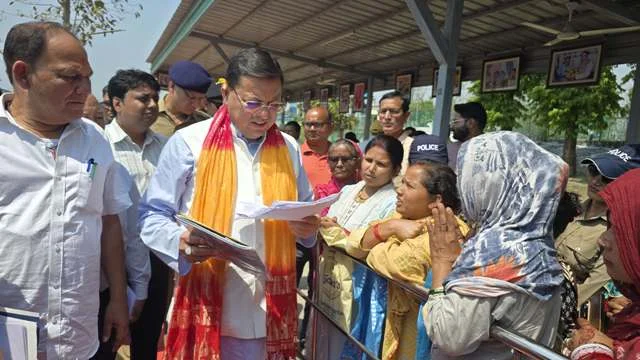 सीएम पहुंचे खटीमा, किया मां पूर्णागिरी मंदिर की साइट का अवलोकन