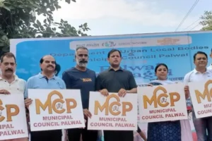 पलवल में प्रशासन ने किया स्वच्छता कार्यक्रम
