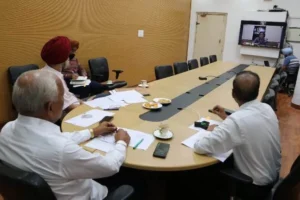 बाढ़ नियंत्रण को लेकर पंजाब सरकार सतर्क, उच्चस्तरीय हुई चर्चा