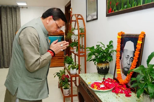 समाज सुधारक एवं प्रखर वक्ता पं. पंत को मुख्यमंत्री का नमन