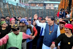 सीएम पुष्कर सिंह धामी का लाखामंडल में आगमन, धार्मिक अनुष्ठान संपन्न