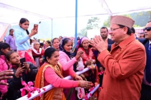 रणकोची माता मंदिर में सीएम धामी की पूजा, जनसंवाद कार्यक्रम में सहभागिता