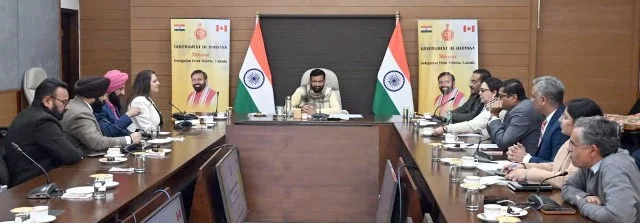 हरियाणा और अल्बर्टा के बीच सहयोग बढ़ाने पर सहमति