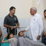 सिविल अस्पताल में भर्ती लोगों से मिले मंत्री, तुरंत इलाज सुनिश्चित करने को कहा