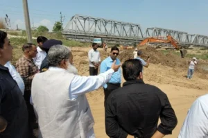 अंबाला कैंट में पंप हाउसों और जल निकासी व्यवस्था का मंत्री ने किया निरीक्षण